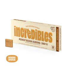 incredibles Peanut Budda Buddha Chocolate Bar 50mg ea | 10-Pack
