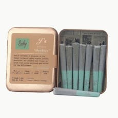 Ruby Farms Doobies Durban Poison Pre-Roll Pack 0.5g ea | 7-Pack