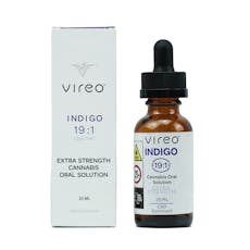 Vireo Indigo Ratioed Tincture 62.5mg | 1:19 THC:CBD