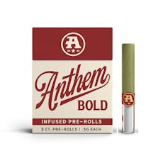 Anthem Bold Acapulco Gold Glass Tip Infused Pre-Roll Pack 0.5g ea | 5-Pack