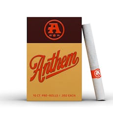 Anthem Indica Blend Pre-Roll Pack 0.35g ea | 10-Pack