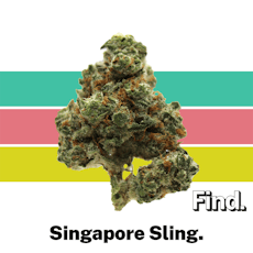 Find. Singapore Sling Whole Flower 3.5g