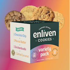 Enliven Variety Pack Cookie 25mg ea | 4-Pack