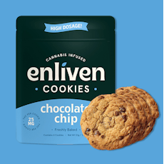 Enliven Chocolate Chip Cookie 25mg ea | 4-Pack