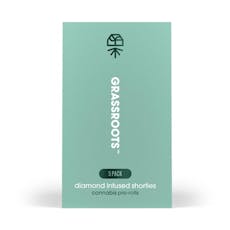 Grassroots Triple Stack Diamond Infused Shorties 0.4g ea | 5-Pack
