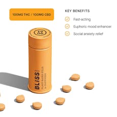 1906 Bliss Drops Unflavored Ratioed Tablets 5mg ea | 20-Pack