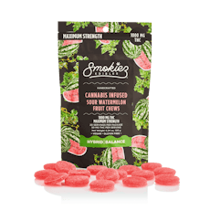 Smokiez Sour Watermelon Fruit Chew 50mg ea | 20-Pack