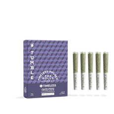 Tumble Blackberry Kush Diamond Infused Pre-Roll Pack 0.5g ea | 5-Pack