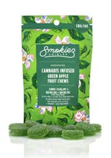 Sweet Green Apple CBG:THC 1:1 100mg 10pk, Gummies