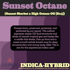 Sunset Octane 3.5g, Buds