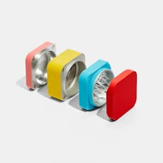 Mini Tabletop Grinder Red, Aluminum