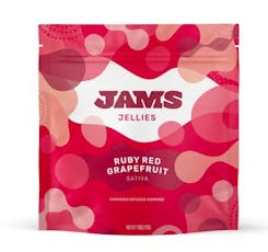 Jams Jellies Ruby Red Grapefruit 100 mg 2pk, Gummies