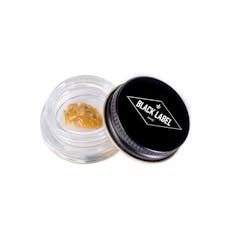 Black Label Glitter Bomb Cured Resin Badder Cured Badder 1g