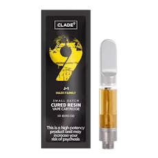 CLADE9 Small Batch J1 Cured Resin Cartridge 1g