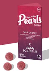 Grön Tart Cherry Pearls 10:1 CBN:THC Gummies 25mg 10pk