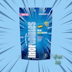 Sour Blue Razzberry 1:1 THC:CBG 1g, Gummy