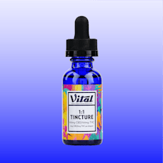 Vital 1:1 CBD:THC Dropper 100mg Oil Based