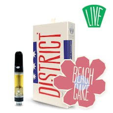 Beach Cake 0.5g, Live Resin Cart