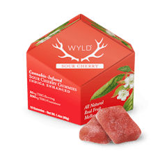 Sour Cherry 100mg Candy, Gummy