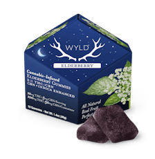 Elderberry 1:2 CBN:THC 100mg Candy, Gummy