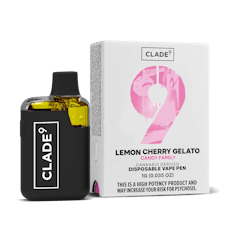 CLADE9 Cannabis Derived Lemon Cherry Gelato Disposable 1g