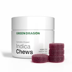 Berrylicious Indica Fast-Acting Fruit Chews 100 mg