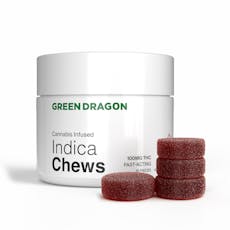 Cherry Indica Fast-Acting Fruit Chews 100 mg