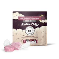 Raspberry Creme 1:4:5 CBN/CBD/THC 50mg Candy, Soft Candy