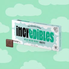 incredibles Mile High Mint Chocolate Bar 100mg