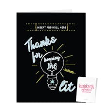 Greeting Card w/ Pre-Roll Slot | Keeping Me Lit