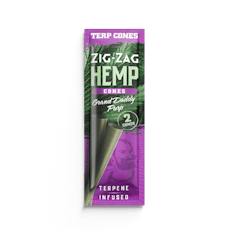 Terpene Infused Hemp Cones | 2 Pack | Granddaddy Purp