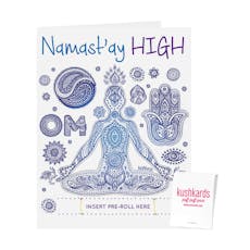 Greeting Card w/ Pre-Roll Slot | Namastay High
