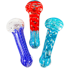 4.5 inch Assorted Glass Pipes EACH, Spoon Pipe