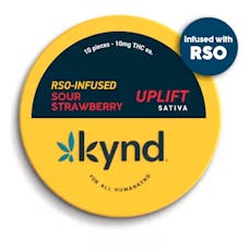 Kynd RSO Uplift Sour Strawberry | 10 Pack 100mg | 10mg ea