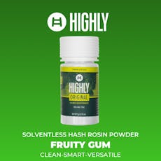 The Highly Co-Labs Hash Rosin Original: Fruity Gum Powder 100mg | 100mg ea