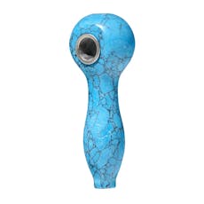 Astral Project Gemstone Spoon Pipe Blue Turquoise