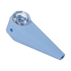 Softglass Token Handpipe Cerulean