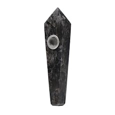 Medusa Gemstone Hand Pipe Astrophyllite