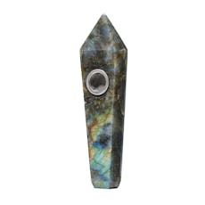 Medusa Gemstone Hand Pipe Labradorite