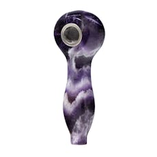Medusa Gemstone Spoon Hand Pipe Amethyst