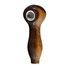 Medusa Gemstone Spoon Hand Pipe Tiger's Eye