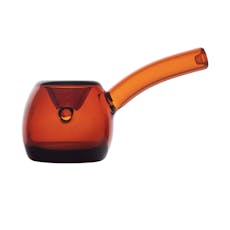 Medusa Perch Hand Pipe Amber