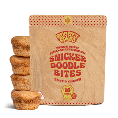 Bubby's Baked Snickerdoodle Bites 100mg Baked Goods