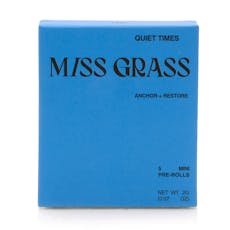 Miss Grass Quiet Times Chem Ckies Pre-Roll 2g [5pk}