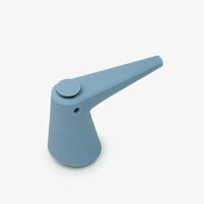 Softglass Pier Bubbler Cerulean