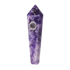 Astral Project Gemstone Pipe Amethyst
