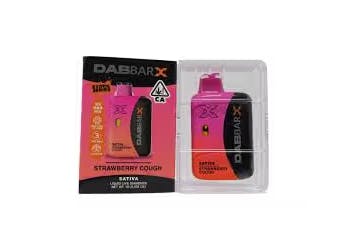 Dab Bar Strawberry Cough Liquid Diamonds 1g All-In-One