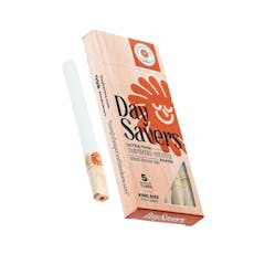 Daysavers King Size Pre-Rolled Cones | Wood Tips | 5 Pack