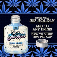 Hijinx Shooters Blue Razz RSO Drink 100mg Beverage