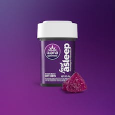 Wana - Optimals Fast Acting Fast Asleep - Grape 1:1:1 THC:CBG:CBN | 20 Pack 100mg | 5mg ea